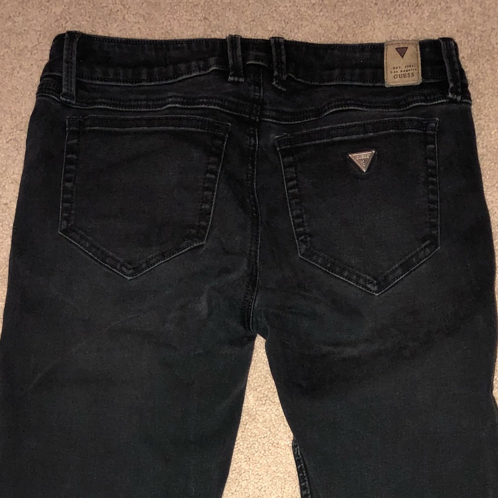GUESS MARILYN 3-ZIP SKINNY JEANS